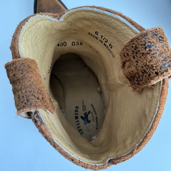 IDYLLWILD Miranda Lambert Distressed Point toe Pull-on Western Brown 6.5 - Picture 10 of 12